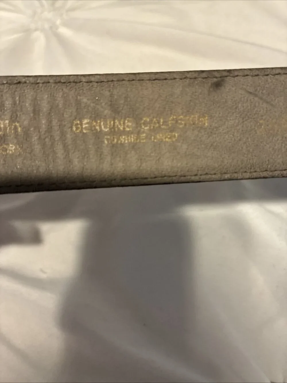 Pierre Cardin Authentic Vintage Solid Black Calfskin Leather Belt 38 / 95 Spain